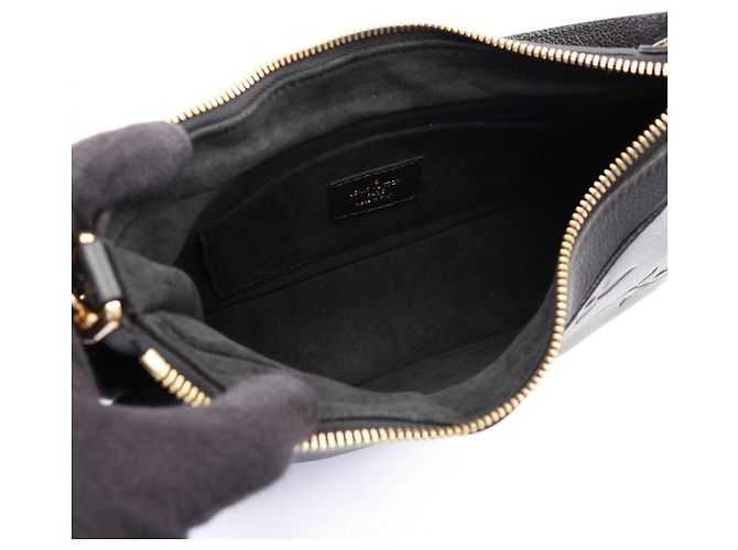 Borsa Louis Vuitton Bagatelle NM Monogram Empreinte Nero - vista 3
