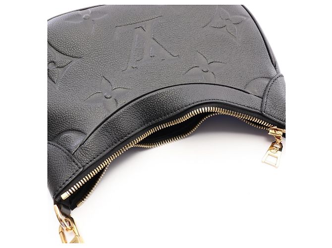 Borsa Louis Vuitton Bagatelle NM Monogram Empreinte Nero - vista 5