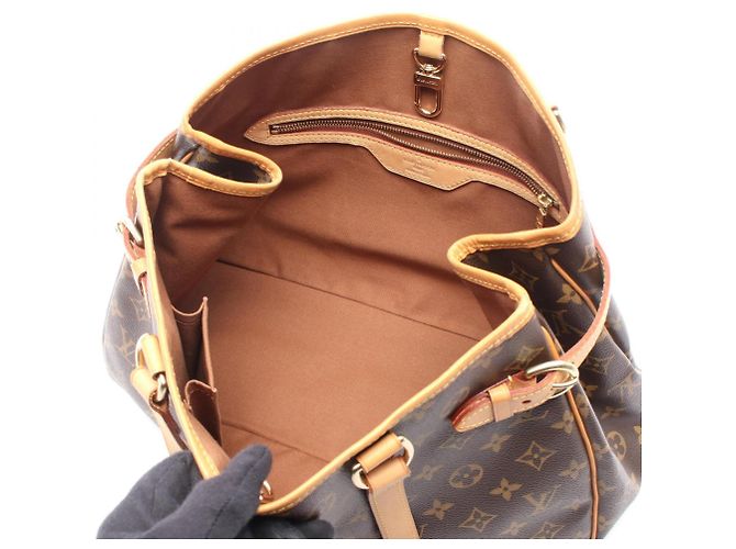 Bolso de hombro horizontal Louis Vuitton Batignolles Castaño Monograma - vista 3