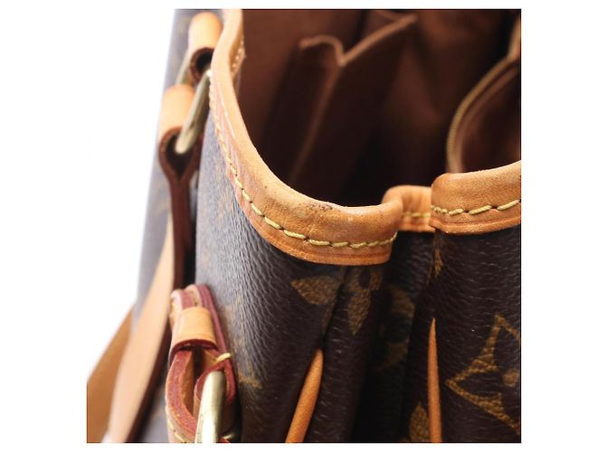 Bolso de hombro horizontal Louis Vuitton Batignolles Castaño Monograma - vista 7