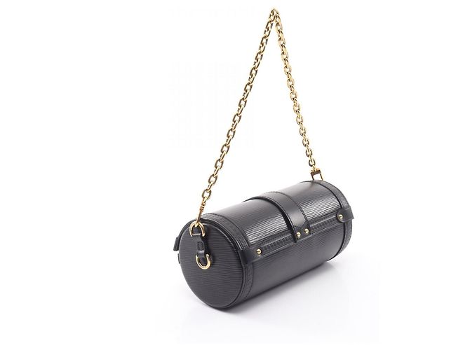 Louis Vuitton Papillon Trunk Handtasche Schwarz - Ansicht 2