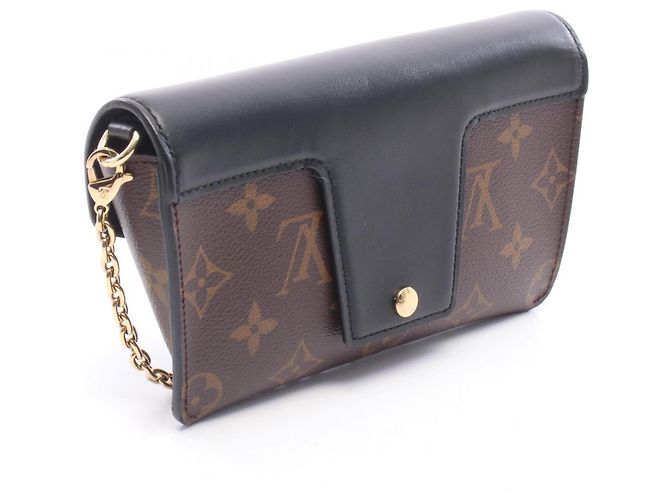 Louis Vuitton Padlock On-Strap Schultertasche Braun Schwarz Monogramm - Ansicht 2