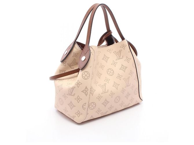 Borsa 2-Way Louis Vuitton Hina PM Mahina Marrone Crudo - vista 2