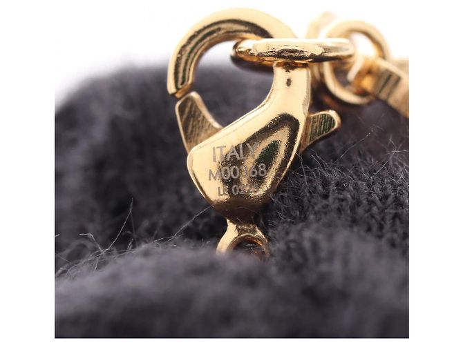 Colar Petit Louis Vuitton com strass Dourado - vista 7