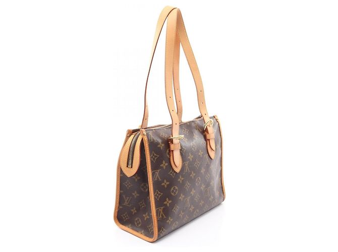 Borsa Tote Louis Vuitton Popincourt Au Marrone Monogramma - vista 2