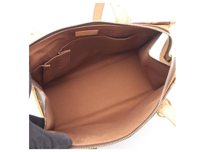 Borsa Tote Louis Vuitton Popincourt Au Marrone Monogramma - vista 3