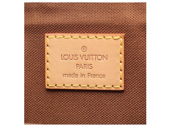 Borsa Tote Louis Vuitton Popincourt Au Marrone Monogramma - vista 4