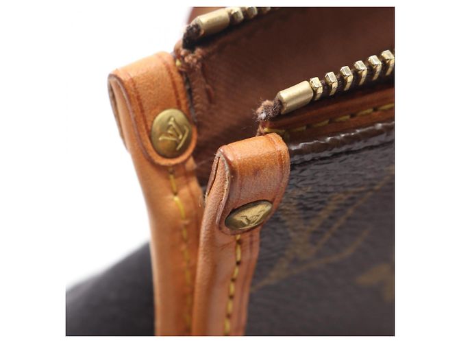 Borsa Tote Louis Vuitton Popincourt Au Marrone Monogramma - vista 8