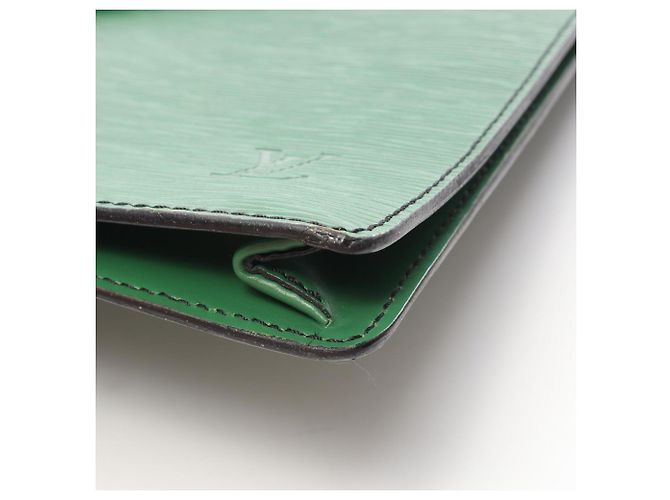 Bolsa Clutch Portedocument Sénateur Louis Vuitton Verde - vista 10