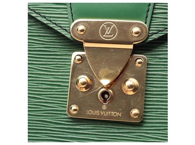 Bolsa Clutch Portedocument Sénateur Louis Vuitton Verde - vista 11