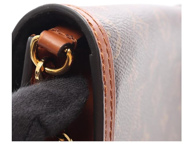 Louis Vuitton Portefeuille Dauphine Monogram Reverse Shoulder Bag Castaño Beige - vista 9