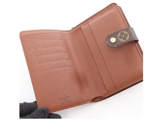 Billetera bi-fold Monogram Louis Vuitton Castaño Monograma - vista 3