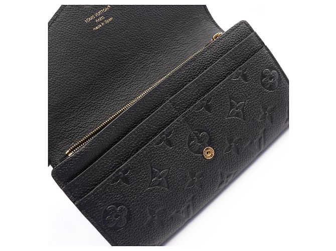 Louis Vuitton Portefeuille Sarah Long Wallet Negro - vista 6