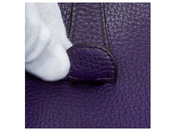 Hermès Hermes Evelyne 3 Trois PM Crossbody Shoulder Bag Porpora - vista 8