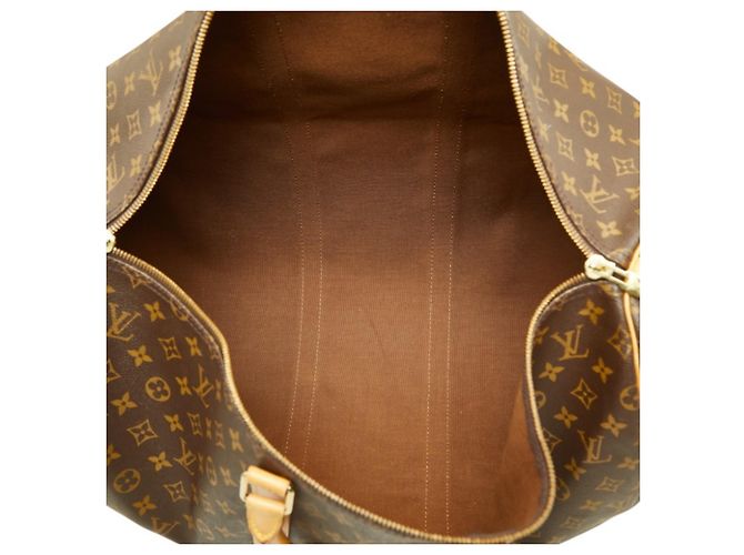Louis Vuitton Monogram Keepall Bandoulière 55 Braun - Ansicht 11