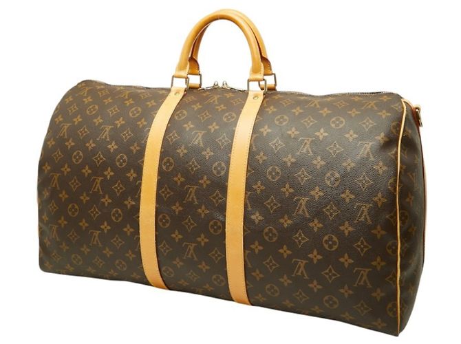 Louis Vuitton Monogram Keepall Bandoulière 55 Braun - Ansicht 2