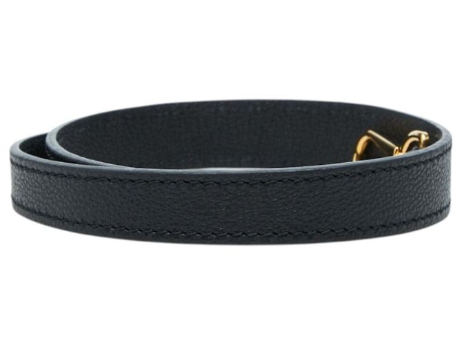 Correa para hombro de cuero negro Louis Vuitton - vista 3