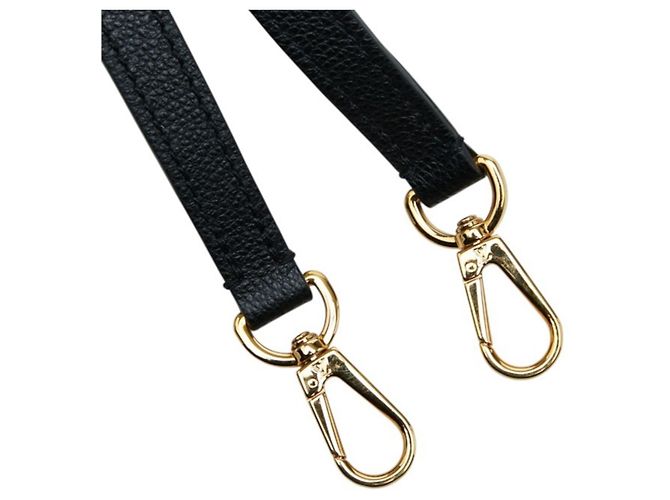 Correa para hombro de cuero negro Louis Vuitton - vista 4