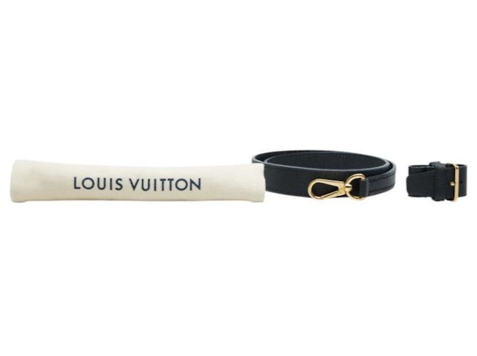 Correa para hombro de cuero negro Louis Vuitton - vista 5