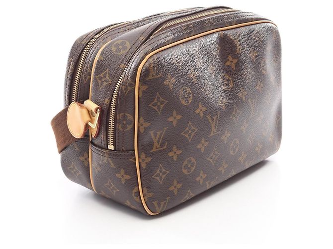 Bolsa de Ombro Louis Vuitton Reporter PM Monogram Marrom Monograma - vista 2