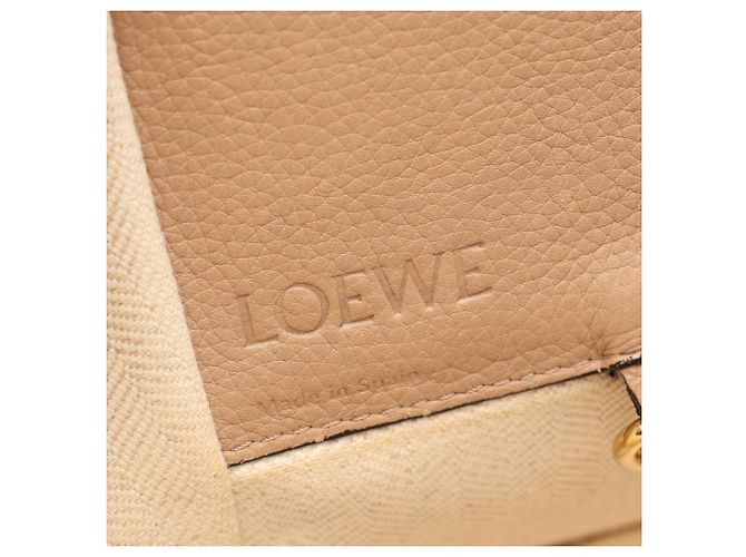 Loewe Hammock Pequena Bolsa 2-Way Marrom Bege - vista 4