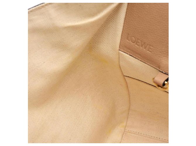 Loewe Hammock Pequena Bolsa 2-Way Marrom Bege - vista 6