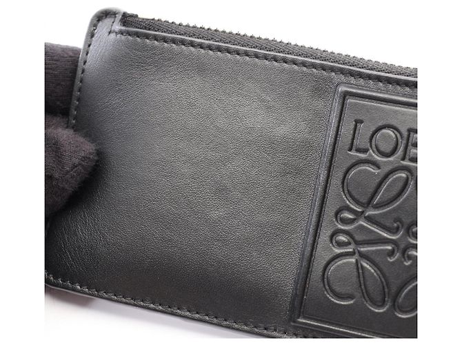 Münzgeldbörse mit Loewe Anagram-Logo Schwarz - Ansicht 7