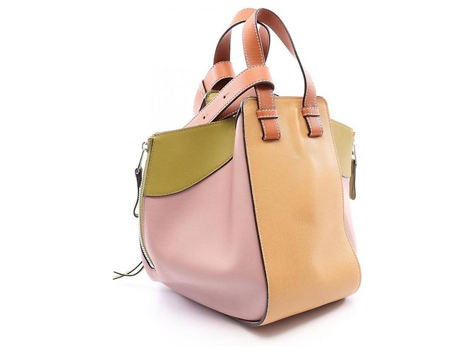 Bolsa de Mão 2-Way Loewe Hammock Small Multicor Bege - vista 2
