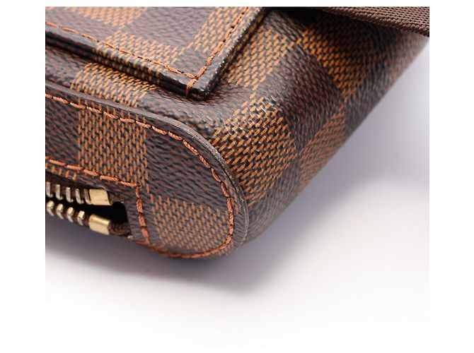 Bolsa Louis Vuitton Geronimos Damier Ebene Marrom - vista 9