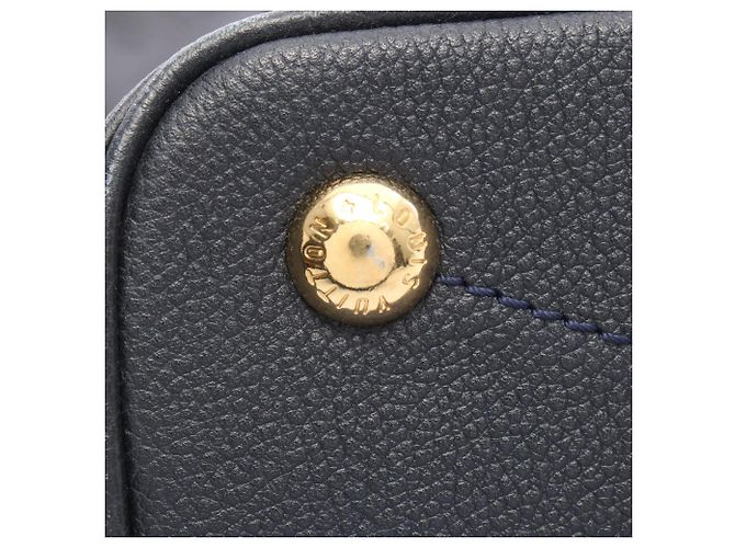 Louis Vuitton Citadine PM Monogram Empreinte Infini Schultertasche Marineblau - Ansicht 10
