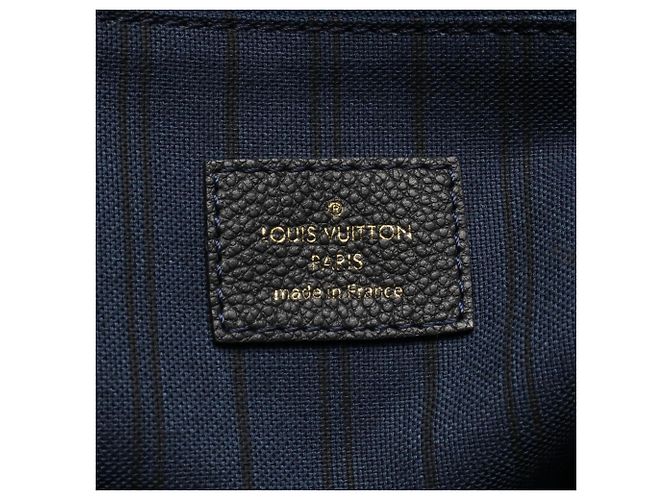 Louis Vuitton Citadine PM Monogram Empreinte Infini Schultertasche Marineblau - Ansicht 4