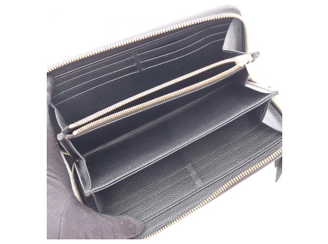 Zippy Cartera larga Louis Vuitton Monogram Empreinte Negro - vista 3
