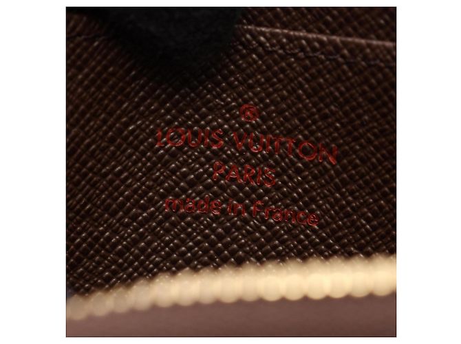 Monedero Zippy Louis Vuitton Damier Ebene Castaño - vista 4