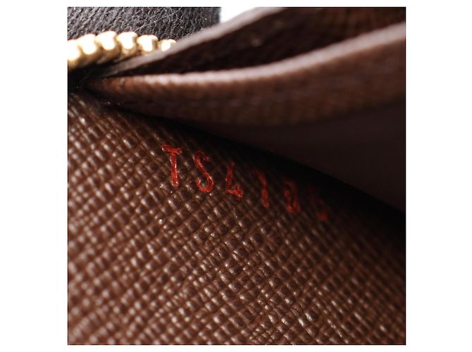 Monedero Zippy Louis Vuitton Damier Ebene Castaño - vista 5