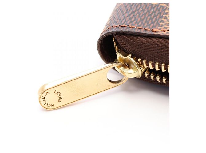 Monedero Zippy Louis Vuitton Damier Ebene Castaño - vista 6