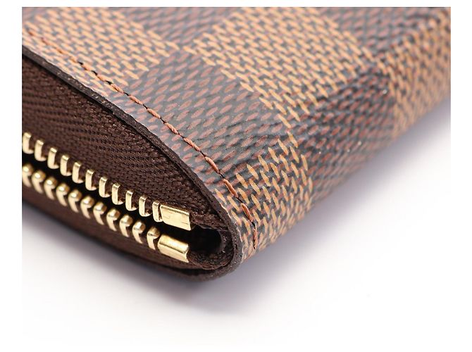 Monedero Zippy Louis Vuitton Damier Ebene Castaño - vista 7