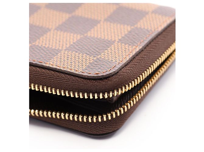 Monedero Zippy Louis Vuitton Damier Ebene Castaño - vista 8