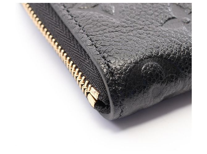 Louis Vuitton Monogram Empreinte Zippy Coin Purse Negro - vista 6