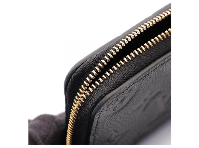 Louis Vuitton Monogram Empreinte Zippy Coin Purse Negro - vista 7