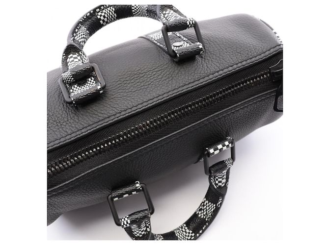 Borsa a mano Louis Vuitton City Keepall XS Damier Distorted Nero - vista 10