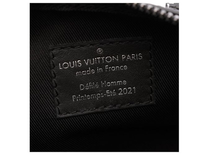 Borsa a mano Louis Vuitton City Keepall XS Damier Distorted Nero - vista 4