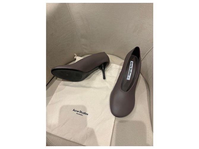 Acne Studios Décolleté in Nappa – Earthy Brown – Taglia 39 – Nuove Marrone - vista 10