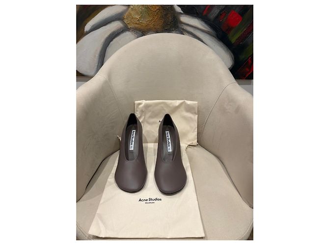 Acne Studios Décolleté in Nappa – Earthy Brown – Taglia 39 – Nuove Marrone - vista 11