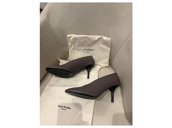Acne Studios Décolleté in Nappa – Earthy Brown – Taglia 39 – Nuove Marrone - vista 5