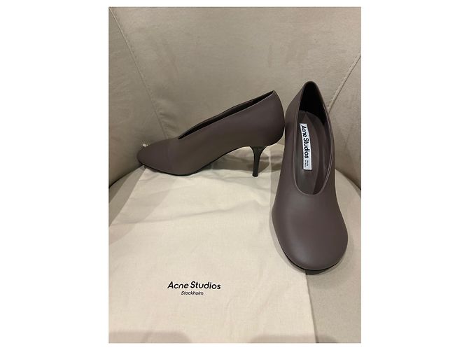Acne Studios Décolleté in Nappa – Earthy Brown – Taglia 39 – Nuove Marrone - vista 8