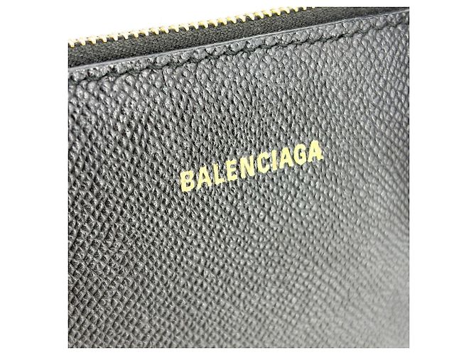 Balenciaga Logo Ville Leather Medium Nero - vista 7