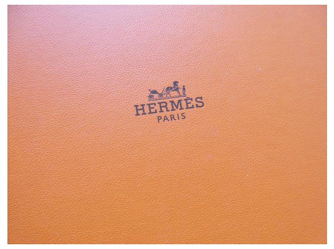 Scatola Arancione e Nastro Hermès Paris per Mini Kelly 2 Marrone Bianco - vista 5