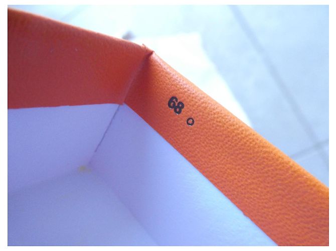 Scatola Arancione e Nastro Hermès Paris per Mini Kelly 2 Marrone Bianco - vista 6