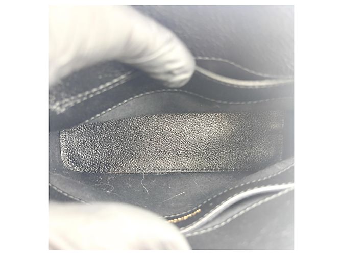 Balenciaga Logo Ville Leather XXS Nero - vista 5