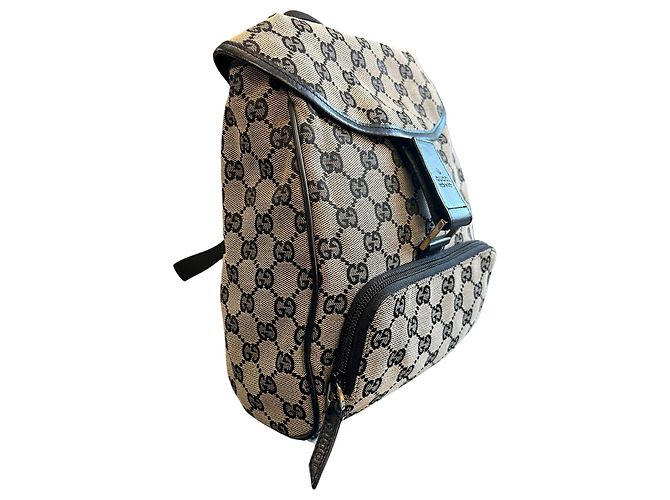Gucci Rucksack aus Monogramm-Canvas - Ansicht 2